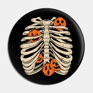 Halloween Couple: Pumpkin Guts Pin