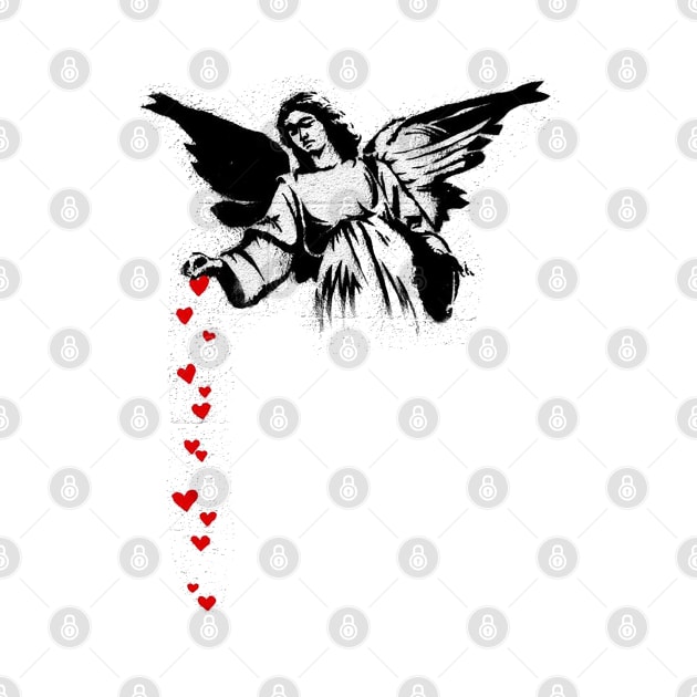 Banksy's Angel Hearts by DesignsByDebQ