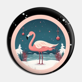 Flamingo Flock Sunset, Love Flamingos Pin