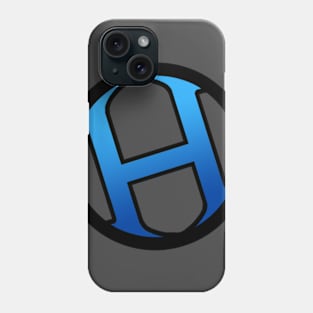 logo blue Phone Case