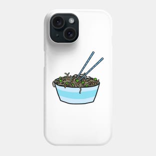 Noodles and green peas Phone Case