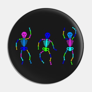 Neon Skeleton Pin