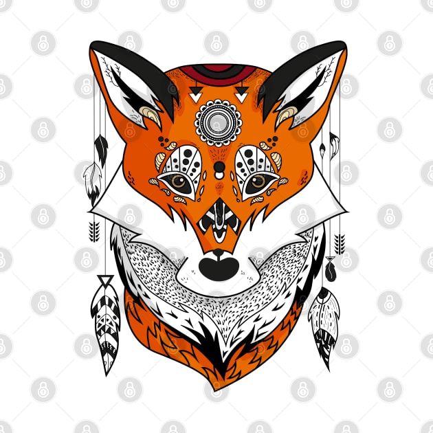 Fox Head by lunaticpark