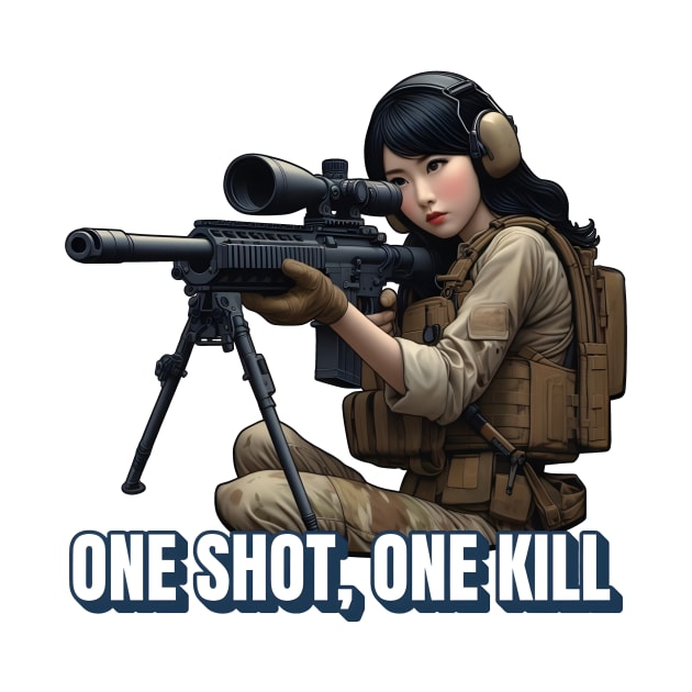 Sniper Girl by Rawlifegraphic