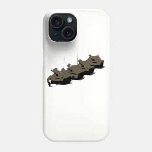 Tank Man Vector Graphic Phone Case