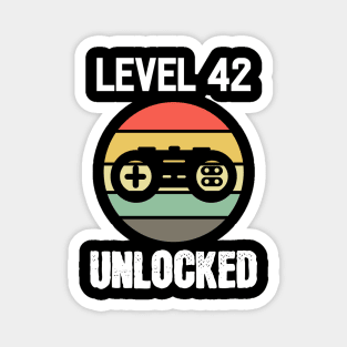 Level 42 Unlocked - For Gamers Magnet