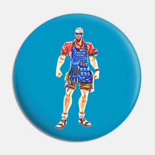 Overwatch Soldier 76 as Grillmaster 76 Pin