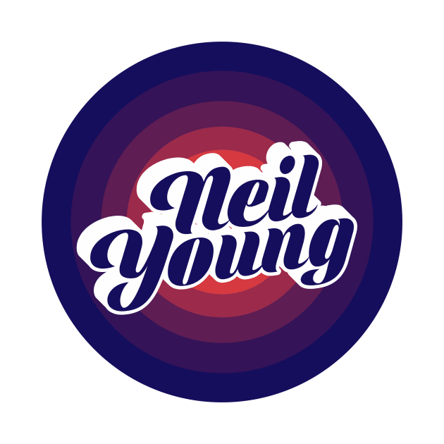 NEIL YOUNG - BLURN CIRCLE by GLOBALARTWORD