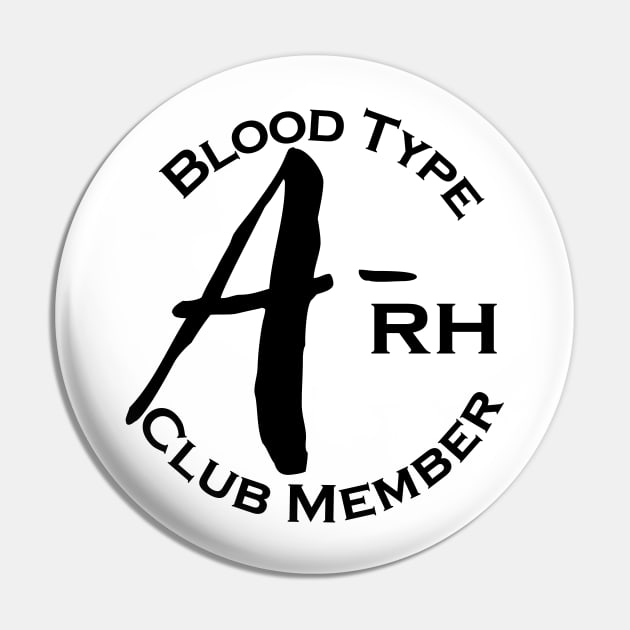 Blood type A minus club member Pin by Czajnikolandia