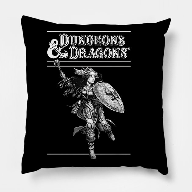 Dungeons and Dragons Cleric Pillow by The Basement Podcast