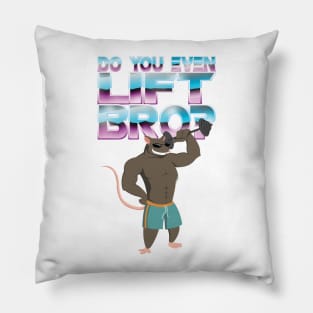 Do You Even Lift, Bro? Pillow