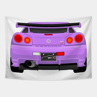 GTR R34 VIOLET Tapestry