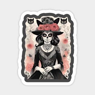 Catrina Cat Magnet