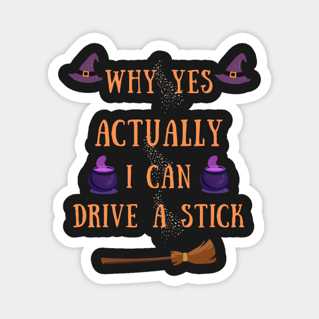 Why yes actually i can drive a stick Magnet by IOANNISSKEVAS