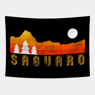 Saguaro national park retro vintage Tapestry