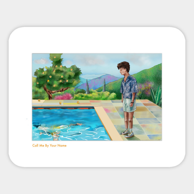 Call Me By Your Name Call Me By Your Name Sticker Teepublic