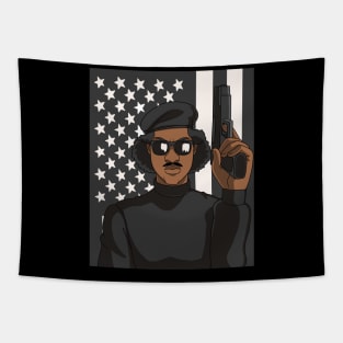 Black Panther Party Proud African American Tapestry