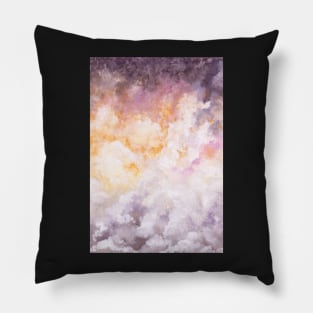 Watercolor Dramatic Sky Pillow