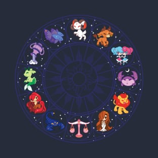 greek zodiac friends T-Shirt