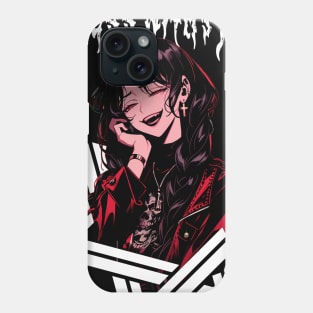 Don't Forget To Smile Anime Girl Phone Case