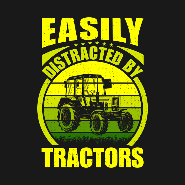 Tractor Saying I Tractor I Farm by Shirtjaeger