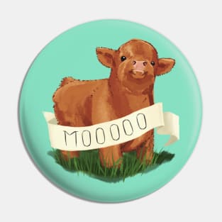 Baby Highand Cow Pin