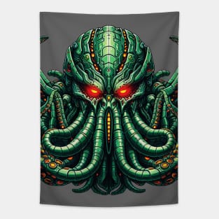 Biomech Cthulhu Overlord S01 D11 Tapestry