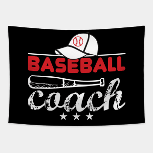 Baseball Coach Art design Tapestry