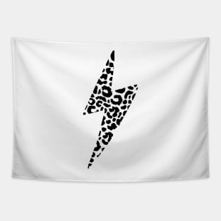 Leopard lightning bolt Tapestry