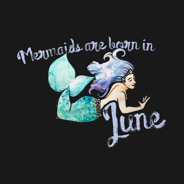 Mermaids are born in June by bubbsnugg