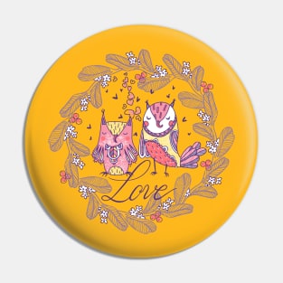 Owls Love Pin