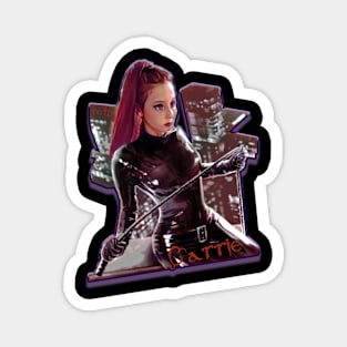 cat woman carrie Magnet