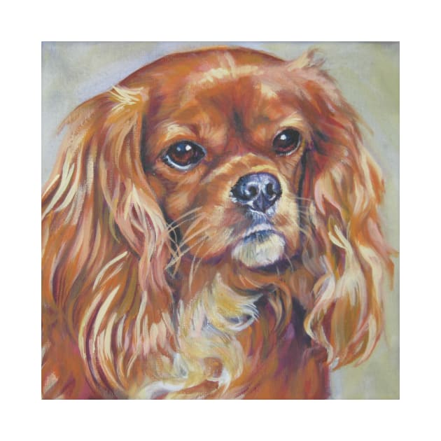 cavalier king charles spaniel fine art painting by LASHEPARD