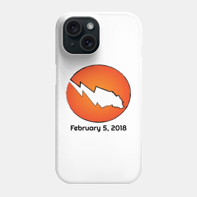 Bear Market Symbol February 5, 2018 Phone Case by ProjectX23 Orange