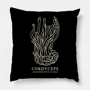 Cordyceps Ascomycete Fungi Pillow