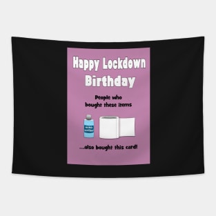 Lockdown birthday card inspired by search engines Tapestry