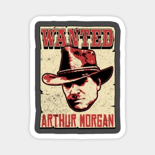 Wanted Arthur Morgan Magnet