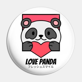 Love Panda Valentines Gift Idea Pin