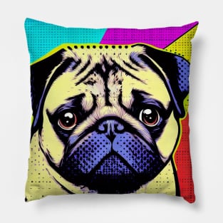 Pug Pop Art Pillow