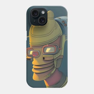 Green robot Phone Case