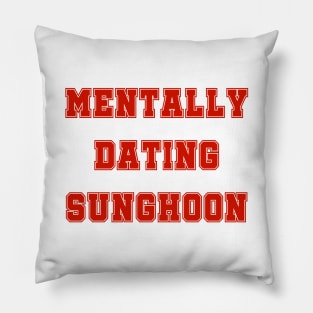 Mentally dating Enhypen Sunghoon | Morcaworks Pillow