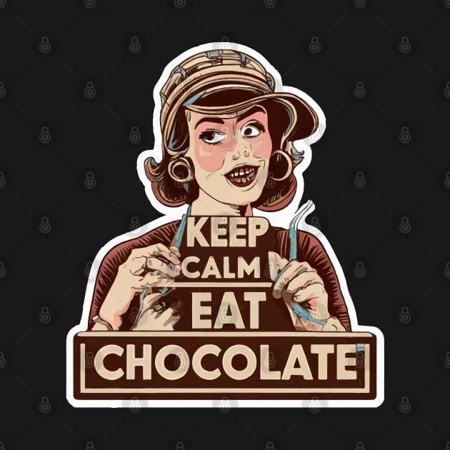 Keep Calm and Eat Chocolate by ArtfulDesign