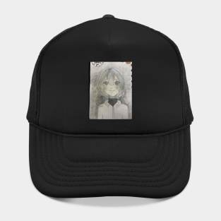 Hand-Drawn Anime Portrait Hat