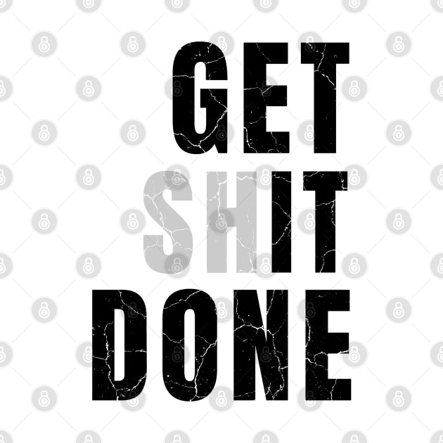 GET IT DONE distressed by KingsLightStore