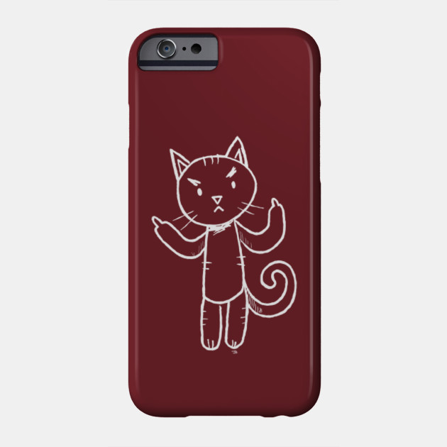 Swearing Cat Swearing Cat Phone Case Teepublic Au