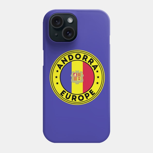 Andorra Phone Case by footballomatic