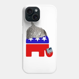 The Conspiracy Party Republican Tin Foil Hat Club Phone Case