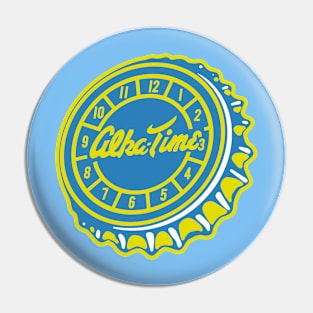 Vintage Alka Time Soda Bottlecap Pin