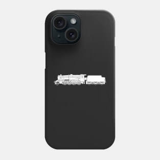 LMS Stanier 8F 2-8-0 line drawing Phone Case