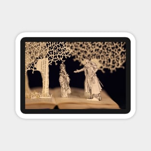 Pride and Prejudice Jane Austen book sculpture Magnet